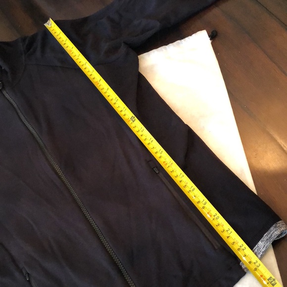 Adidas Classic fabric ribbed gray trimmed neckline, sleeves and front hem jacket - Picture 12 of 12